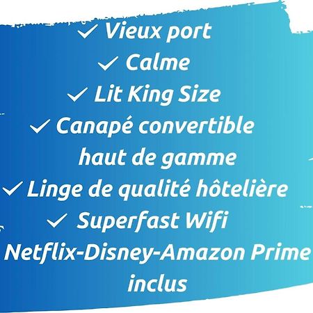 Sud Passion - Fada Vieux Port - Calme - Linge De Qualite - Lit King Size - Fibre Διαμέρισμα Μασσαλία Εξωτερικό φωτογραφία