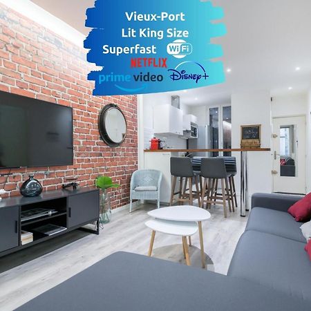 Sud Passion - Fada Vieux Port - Calme - Linge De Qualite - Lit King Size - Fibre Διαμέρισμα Μασσαλία Εξωτερικό φωτογραφία