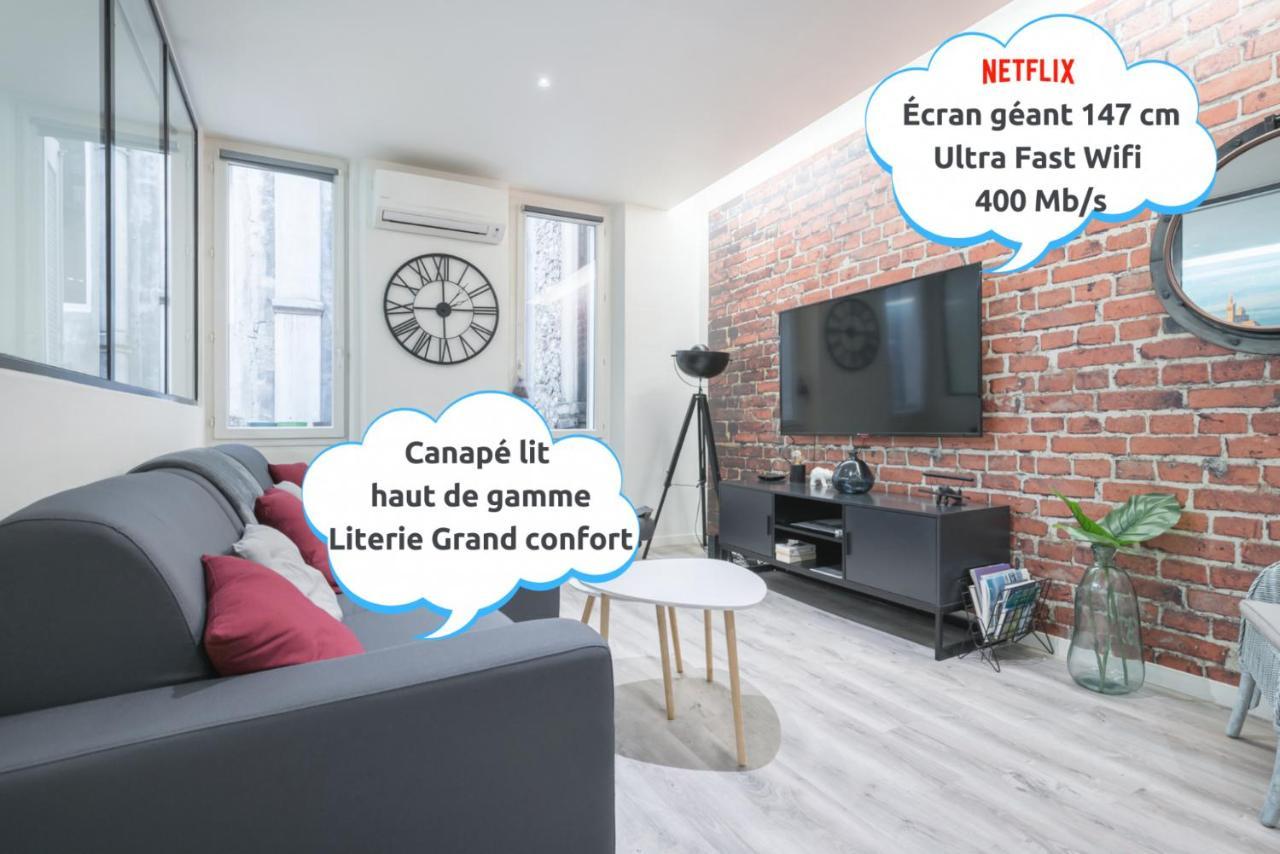 Sud Passion - Fada Vieux Port - Calme - Linge De Qualite - Lit King Size - Fibre Διαμέρισμα Μασσαλία Εξωτερικό φωτογραφία